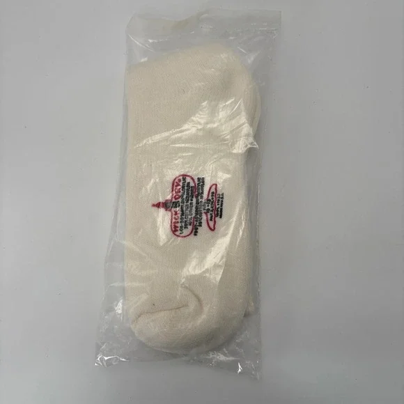 Vintage Wick Dry Crew Socks Orlon Men's 10-13 White Made In USA NOS - 1 Pair - Picture 4 of 6